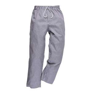 PORTWEST - C079CHTL Bromley chefs pantalón alto de cuadros azules-EAN 5036108094660 CHEFS AND FOOD INDUSTRY WORKWEAR - Product Image 1