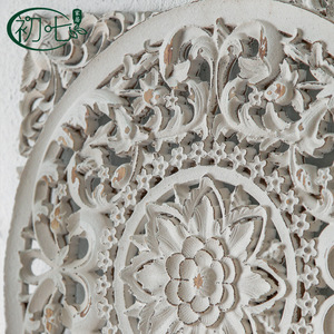 Cuadro Decorativo de Pared Tallado con Diseño del Día Siete, Estilo Retro Blanco, para Decoración del Hogar, Sala de Estar, Entrada, Cafetería, Casa de Huéspedes - Product Image 2