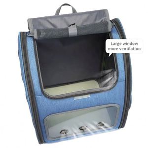 BSCI Factory competitive product breathable portable pet carrier <b>backpack</b> Linen mochila para gato <b>cat</b> <b>backpack</b> carrier outdoor - Product Image 4