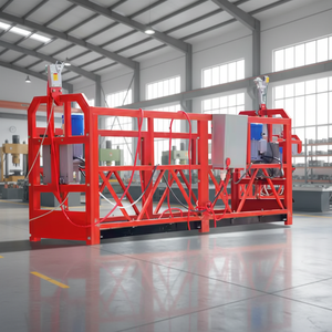 Plateforme suspendue pour le nettoyage de vitres, plateformes de travail en aluminium et acier, nacelle et échafaudage, panier de levage ZLP630/ZLP80 - Product Image 1