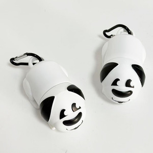 Puppy Shaped Plastic Poop Bags 10x5cm Portable Dog Waste Bag With Buckle For Pet Owners - Product Image 3