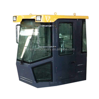 Rakitan Kabin Loader OEM Kustom dengan Sertifikasi Perlindungan Keselamatan ROPS FOPS untuk Kabin Backhoe Tugas Berat
