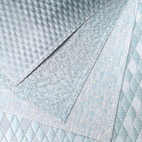 Tissu de rideau occultant damassé, textile de maison de luxe, jacquard 385 g/m², tissu de draperie occultant lourd pour hôtel et villa