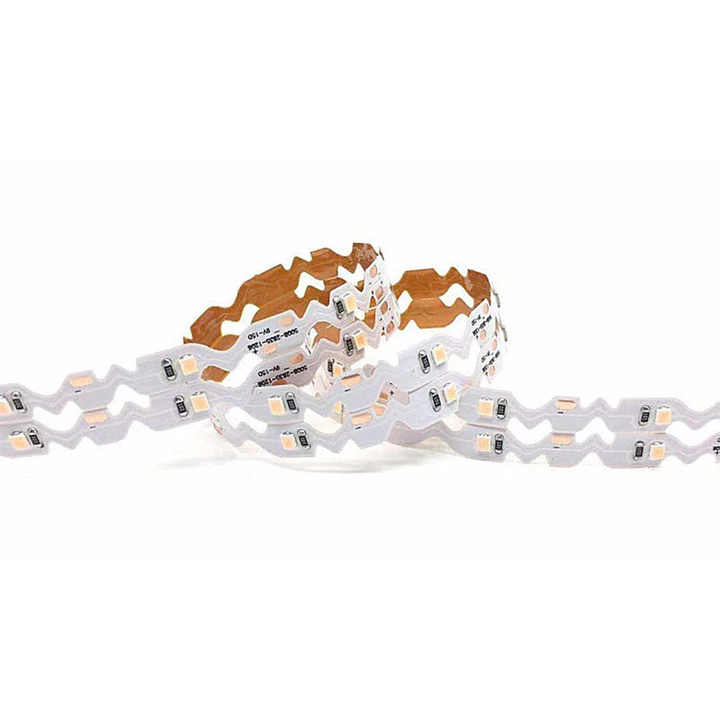 슈퍼 밝은 소스 12V 구부릴 수있는 지그재그 60 Led SMD 2835 유연한 S 모양 간판 용 led 스트립 지그재그