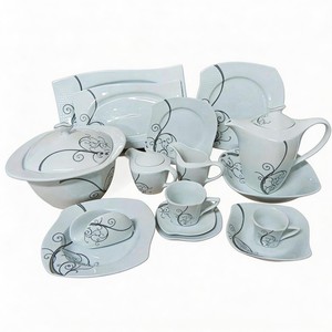 ชุดอาหารค่ำพอร์ซเลน HARVIT ลดราคาพิเศษ 47 ชิ้น ชุดเซรามิคทรงตัว <span class=keywords><strong>S</strong></span> สำหรับงานเลี้ยง - Product Image 2