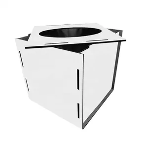 Boîte à mouchoirs à sublimation <span class=keywords><strong>personnalisée</strong></span> Qualisub Boîte à mouchoirs en MDF vierge de 3mm pour la décoration de la maison par sublimation Boîte à mouchoirs - Product Image 3
