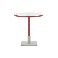 Lifepursue Nouveau design de base de table mince et durable, lot de deux pour café, revêtement en poudre