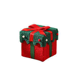 Coffret cadeau de Noël en velours luxueux pour dropshipping Shopify, avec ruban, pour bonbons, pommes, ou comme cadeau de fête. - Product Image 1
