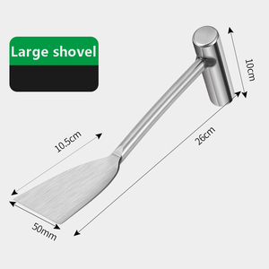 Pelle à <span class=keywords><strong>ail</strong></span> pour légumes sauvages Petite truelle pour le jardinage Plantation de légumes Désherbage Creuser le sol Outil d'extérieur - Product Image 6