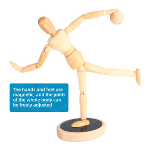 सिंनोआर्ट चुंबकीय लकड़ी कलाकार ने स्केचिंग पेंटिंग के लिए मानीकिन मॉडल मैनिकिन मॉडल - Product Image 3