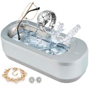 Limpiador de dentaduras multifuncional inteligente Digital de joyería OEM, limpiador ultrasónico de joyería para dentaduras, gafas eléctricas 12V inglés 18W - Product Image 1