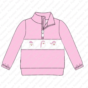 Pull smocké en molleton bleu marine <span class=keywords><strong>pour</strong></span> garçon, Design personnalisé <span class=keywords><strong>pour</strong></span> enfant garçon, hiver, noël - Product Image 2