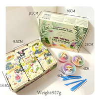 Kit de Arcilla Seca al Aire Tea and Tales, Set de Arcilla para Modelar para Niños, Manualidades con Escenas de Cuentos, Juguete Educativo, Paquete Personalizado