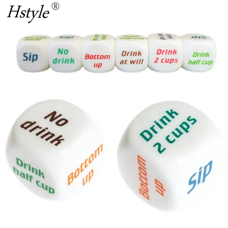 Drinking Dice Rolling Decider Bachelorette Game Drunk Frenzy Party Family Friends Gathering Game Adult Favor Toys SD1385