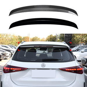 Mercedes-Benz C-Class Estate Rear Spoiler Piano Black Carbon Fiber Texture Ducktail Trunk Lip 2022+ - Product Image 1