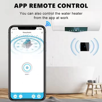 Interrupteur intelligent Wi-Fi tactile en verre 20A pour chauffe-eau et chaudière domestique, version UE - PST-DS-161
