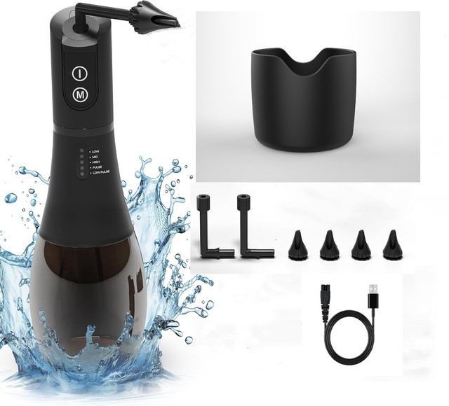 Safety Electric Ear Cleaner Kit 35-Minute Battery Life 60-Minute Charging Time for Adults Kids Complete Ear Irrigation System