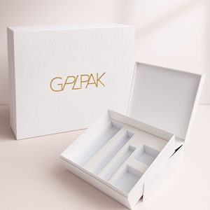 Botellas cosméticas de <span class=keywords><strong>viaje</strong></span> para crema facial con diseños personalizados con inserción de espuma EVA, cartón, solapa magnética, juego de cuidado de la piel, caja de embalaje - Product Image 1