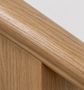 Tapa de extremo clásica de madera de roble para barandilla de escalera, ranura ranurada de 32 mm, para construcción de hogares, renovación interior, venta al por mayor - Product Image 5