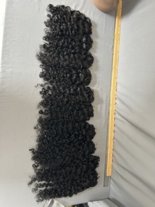 Extensiones de Cabello Humano Rizado para Crochet, Trenzas de Cabello Humano con Nudos Milagrosos, 50g - Product Image 2