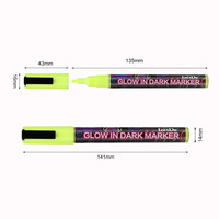 Marqueurs phosphorescents 2026, 8 couleurs, peinture fluorescente néon fine de 3 mm pour masque de fête, tissu, verre, bois et artisanat DIY