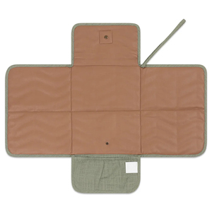 Portable Custom Linen Travel Baby <strong>Changing</strong> <strong>Mat</strong> Waterproof Foldable Lightweight Diaper <strong>Changing</strong> <strong>Mat</strong> Clutch <strong>Bag</strong> - Product Image 2