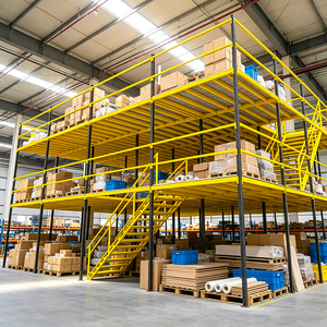 Plateforme de mezzanine <span class=keywords><strong>en</strong></span> acier réutilisable et démontable pour entrepôt, stockage <span class=keywords><strong>en</strong></span> hauteur, à louer pour usine - Product Image 1