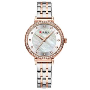 Montre pour femme à petit cadran sport, mouvement à quartz étanche 3BAR, bracelet en acier inoxydable simple, alliage de luxe, mode 9087 - Product Image 4