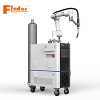 Station de travail robotisée de soudage collaboratif FINDMC à 6 axes, programmation facile, métal MIG/MAG, acier inoxydable, aluminium, 30 kW, 380 V/220 V