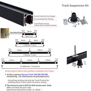 स. सी. बी. वी. प्रमाणन 4 तारों 3 सर्किट वैश्विक नेतृत्व वाली स्पॉटलाइट प्रकाश के लिए रेल - Product Image 4