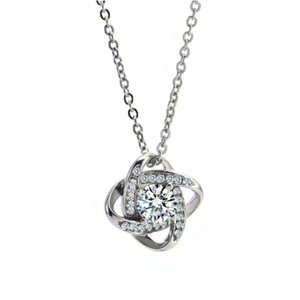 Collier tendance en acier inoxydable plaqué or 18 carats avec pendentif cœur <span class=keywords><strong>éternel</strong></span>, chaîne à maillons, cadeau pour femme - Product Image 2