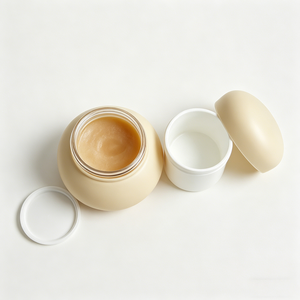 Contenitori <span class=keywords><strong>PET</strong></span> di Lusso da 100ml a Forma di Ciottolo con Bocca Larga per Creme, Maschere e Lozioni - Product Image 6