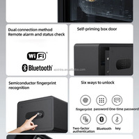 Nouvelle Boîte de Dépôt Sûr Intelligente Mijia Mi Wifi BLE 30cm avec Plaque d'Acier Anti-Perçage et Reconnaissance d'Empreintes Digitales à Semi-Conducteur pour l'Application Xiaomi