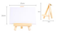 Mini tableaux en toile sur chevalet en bois, panneaux de peinture blancs pour artistes, pour la peinture artisanale, le dessin et les artistes