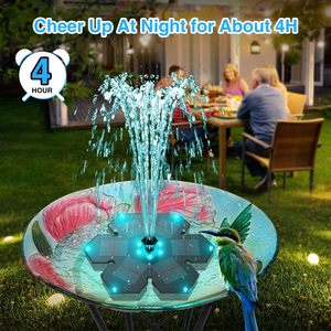 Nouvelle fontaine solaire à LED alimentée par batterie étang <span class=keywords><strong>lac</strong></span> lumière piscine flottante LED lumières colorées ornements de jardin - Product Image 3