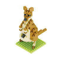 Bloques de Construcción Educativos 3D de Animales en Miniatura, Ladrillos de Microbloques para Ensamblar, Adorno de Escritorio, Regalo Personalizado, Venta al por Mayor