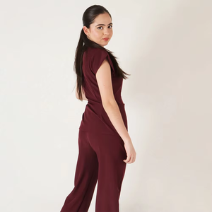 Ensembles de blouses médicales pour femmes en tissu sergé de nylon, durables, à séchage rapide, service OEM, pour usage hospitalier - Product Image 2