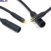 Câble de moteur de moyeu de roue 90cm 150cm 9 broches Câble d'extension de moteur de vélo électrique Câble de moteur de vélo électrique Accessoires de vélo électrique
