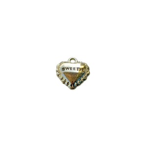 Alloy Heart Pendant <b>Sweetie</b> Engraved Gold Silver Color DIY Jewelry Findings for Earrings Necklace Making 10pcs - Product Image 5