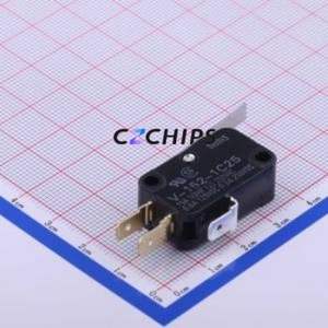 V-152-1C25 Limit Switch Through hole Component (THT) Switch Single Pole Double Throw Side Rotation, Adjustable Rod 125V 250V - Product Image 1