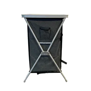 Multifunctional Large-Capacity Table With 2 Layers Aluminum Lightweight Parts Storage Cabinet