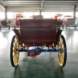 Populaire Calèche Électrique à Motif Bois pour Visites Touristiques en Station Balnéaire, Calèche de Qualité Supérieure pour Transport Spécialisé - Product Image 3