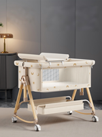 Moderne Multifonctionnel Contemporain Queen-Size Métal Berceau Portable Dentelle Lit Nouveau-nés Chambre Salon Hôtel Hôpital Parc