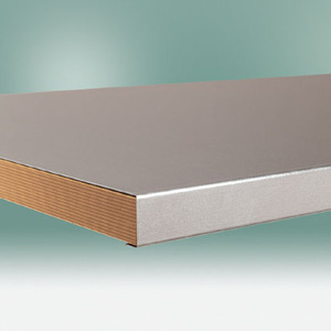 Piano di lavoro rivestimento in lamiera zincata 40 mm - Product Image 1