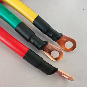 Grote vierkante sleepketting kabelringterminal koperen neusverbindinglijn voor huishoudelijke apparaten en machines, IP66 geclassificeerd, rubber geïsoleerd - Product Image 2