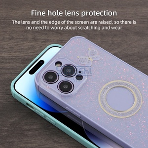 Étui strass de luxe chaud pour Samsung <span class=keywords><strong>Galaxy</strong></span> <span class=keywords><strong>S</strong></span> <span class=keywords><strong>21</strong></span> Ultra téléphone portable pour Iphone 15 étui étincelle paillettes coque de téléphone 2023 Unique - Product Image 4