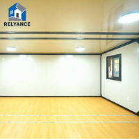 Kit de maisonnette à toit plat extensible RELYANCE - Design moderne, livraison rapide, stable et sûr, garage inclus, utilisation pour les vacances/le bureau, garantie 3 ans