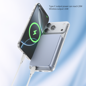 Cargador Inalámbrico Magnético de 20W, Banco de Energía de 5000mAh, Cargador Portátil de 15W para iPhone y Reloj - Product Image 3