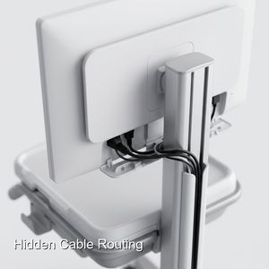 Carrito de Computadora Médica Avanzado para Hospitales, Suministrado por Keling Medical - Product Image 4