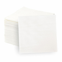 Serviettes de table en papier gaufré personnalisées à 2 plis pour cocktails et mariages avec logo